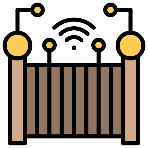 automatyczna brama Generic color lineal-color ikona