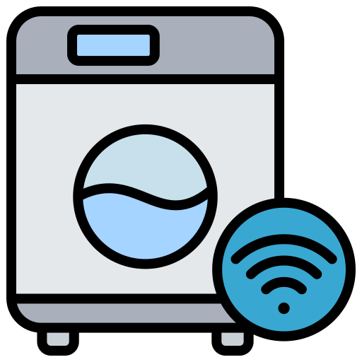 machine à laver intelligente Generic color lineal-color Icône