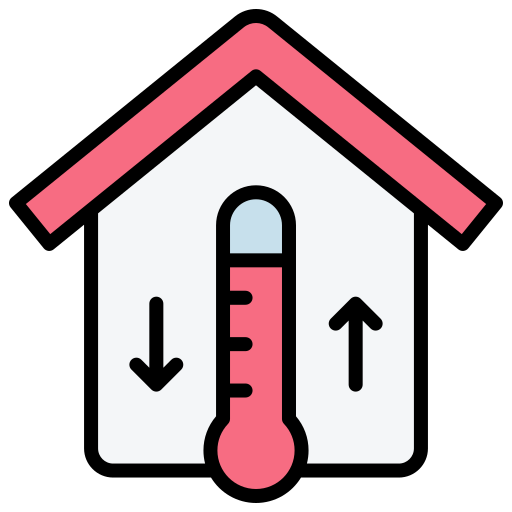 스마트 온도 Generic color lineal-color icon