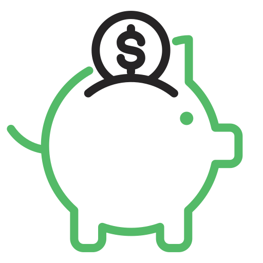 Piggy bank Generic color outline icon