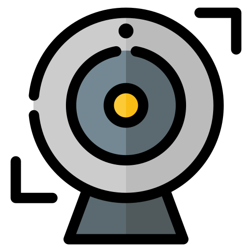 Webcam Generic color lineal-color icon
