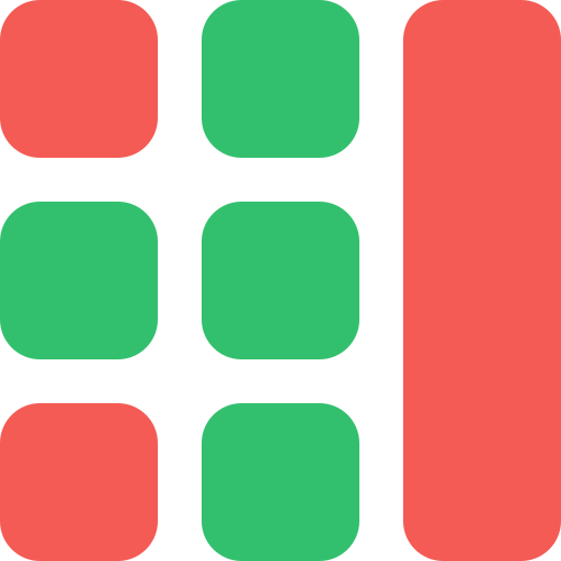 Layout Generic color fill icon