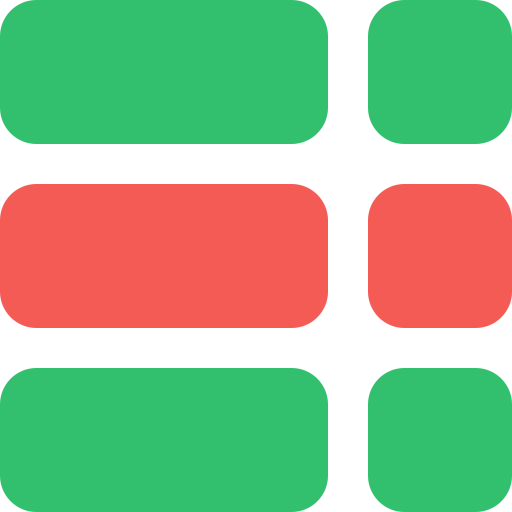 Layout Generic color fill icon