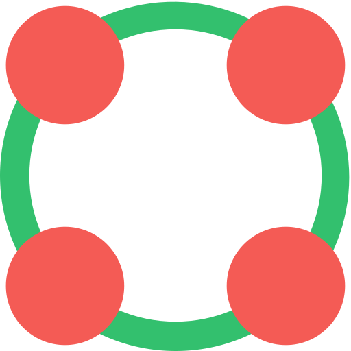 grade circular Generic color fill Ícone