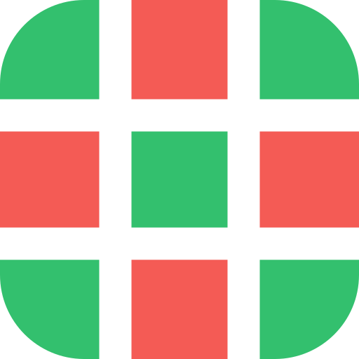 Grid Generic color fill icon