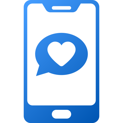 dating-app Generic gradient fill icoon
