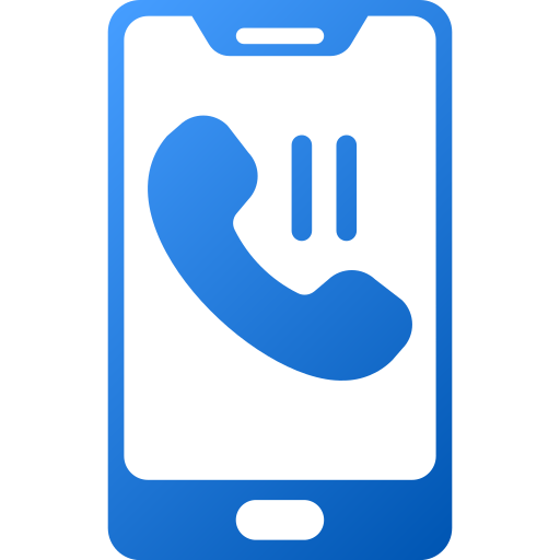 teléfono-pausa Generic gradient fill icono