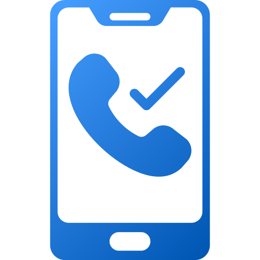 Answer phone Generic gradient fill icon