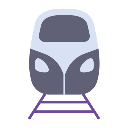 高速列車 Generic color fill icon