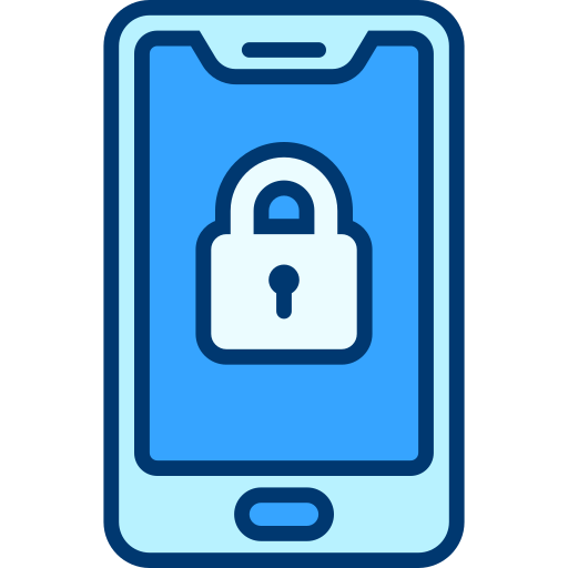 Lock phone Generic color lineal-color icon