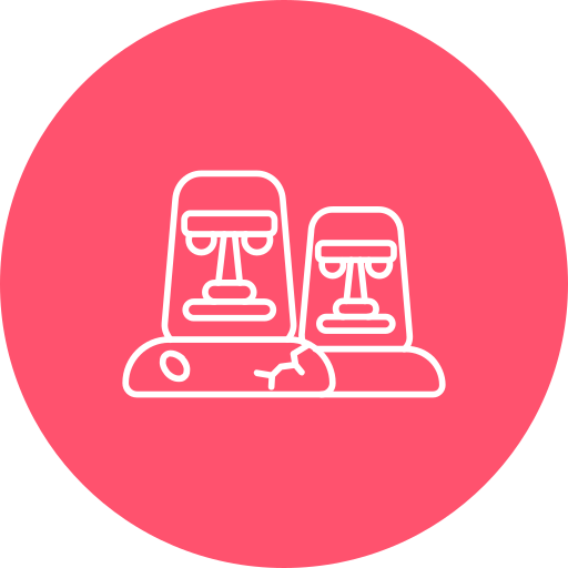 moai Generic color fill ikona