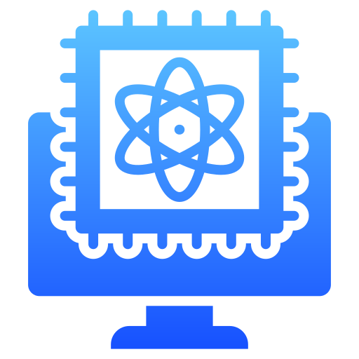 l'informatique quantique Generic gradient fill Icône