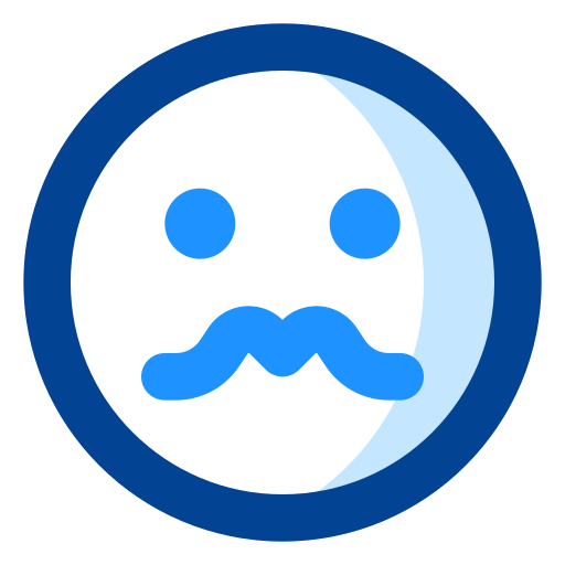Moustache Generic color lineal-color icon