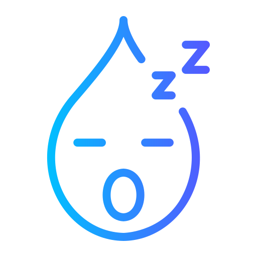 Sleeping Generic gradient outline icon