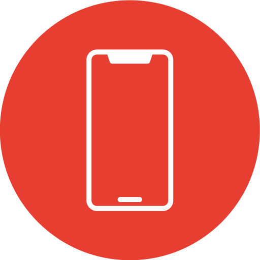 Smartphone Generic color fill icon