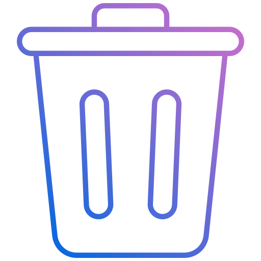 müll Generic gradient outline icon