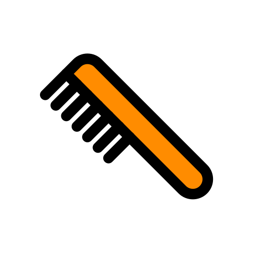 grzebień Generic color lineal-color ikona