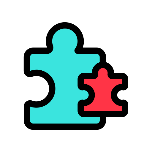 puzzle stücke Generic color lineal-color icon