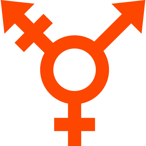 transgender Generic color outline icoon