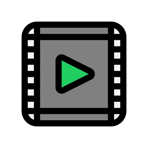 Movie clip Generic color lineal-color icon