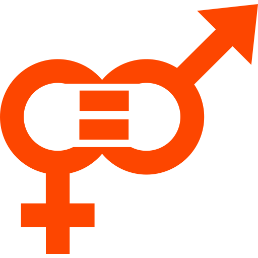 Gender equality Generic color outline icon