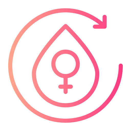 ciclo menstrual Generic gradient outline icono