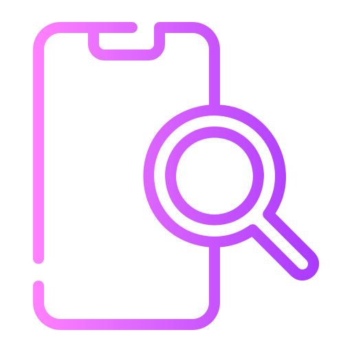 Search data Generic gradient outline icon