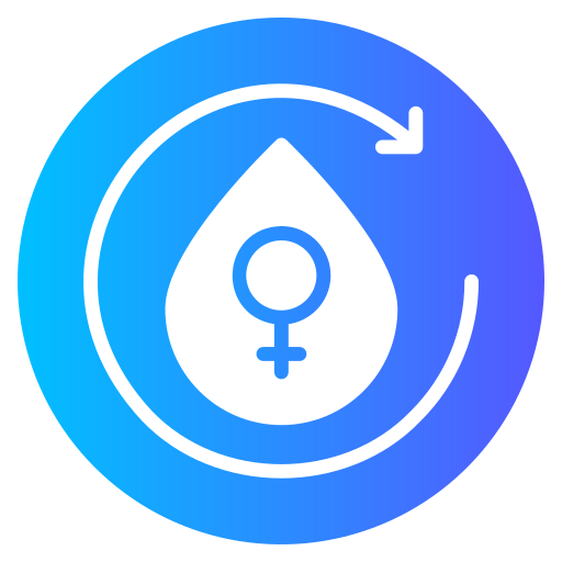 ciclo mestruale Generic gradient fill icona
