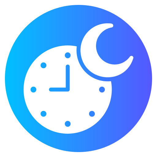 Nighttime Generic gradient fill icon