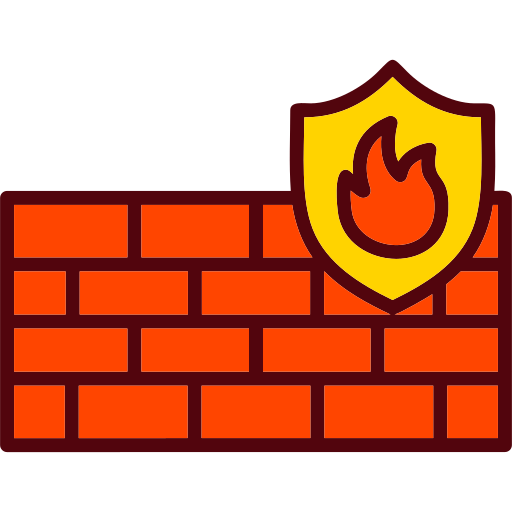 firewall Generic color lineal-color icoon