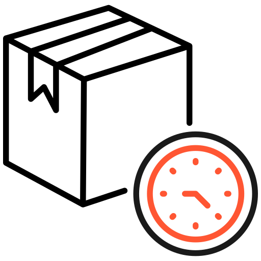 Delivery time Generic color outline icon