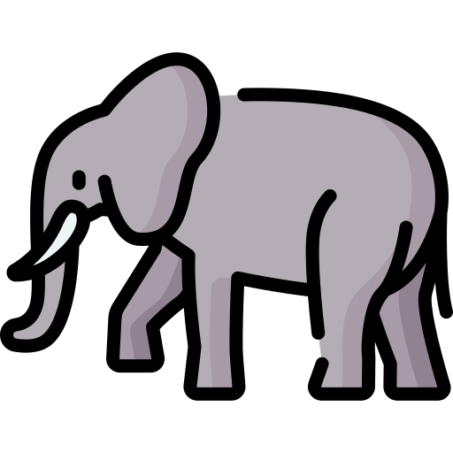 elefante Special Lineal color icono