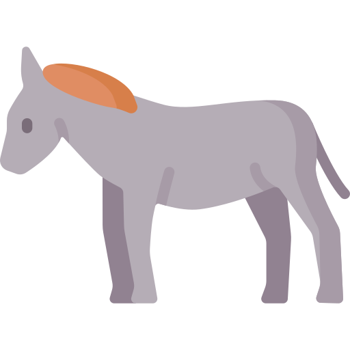 Donkey Special Flat icon