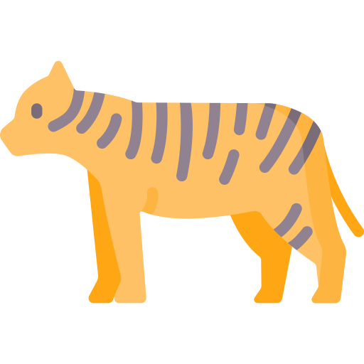 tijger Special Flat icoon