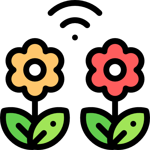 kwiaty Detailed Rounded Lineal color ikona