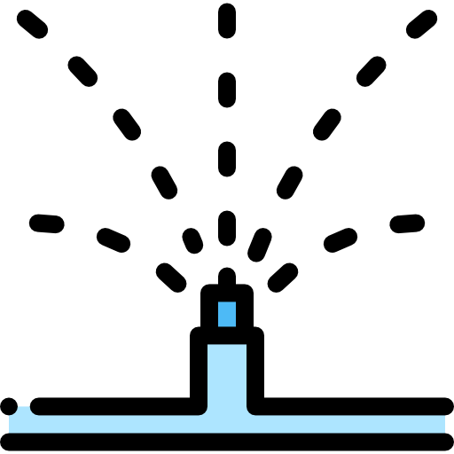 arroseur Detailed Rounded Lineal color Icône