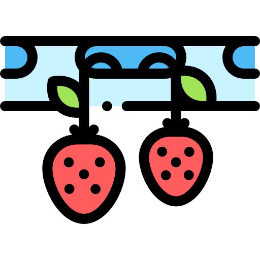 Hydroponic Detailed Rounded Lineal color icon