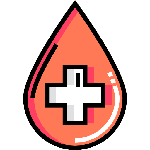 Blood type Detailed Straight Lineal color icon