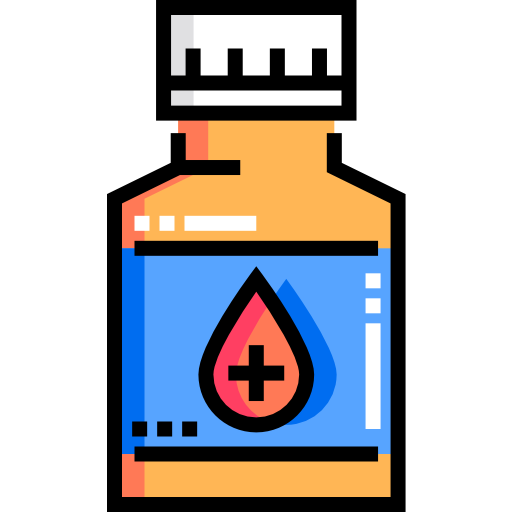 medicamento Detailed Straight Lineal color icono