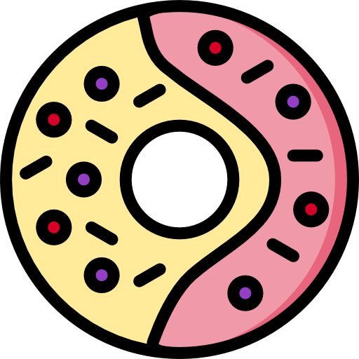 rosquilla Catkuro Lineal Color icono