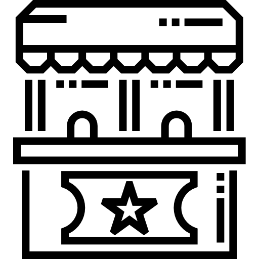 Касса Detailed Straight Lineal иконка