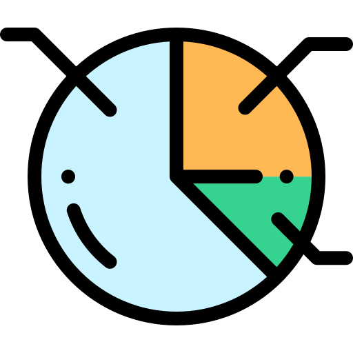 diagramm Detailed Rounded Lineal color icon