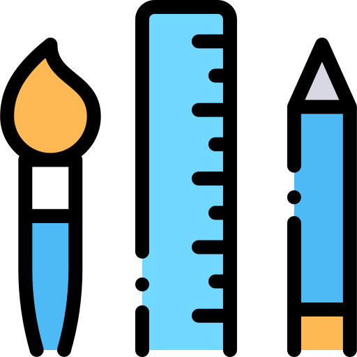 グラフィックツール Detailed Rounded Lineal color icon