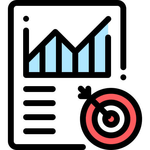 지표 Detailed Rounded Lineal color icon