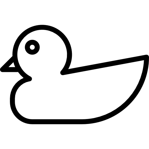 gumowa kaczuszka Catkuro Lineal ikona