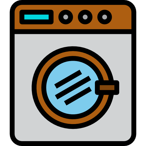 세탁기 Catkuro Lineal Color icon