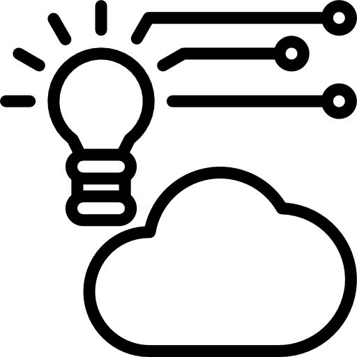 クラウドコンピューティング Catkuro Lineal icon