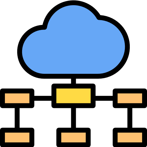 chmura obliczeniowa Catkuro Lineal Color ikona
