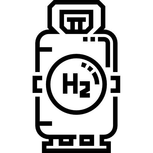 hydrogène Detailed Straight Lineal Icône