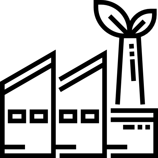 Öko-fabrik Detailed Straight Lineal icon